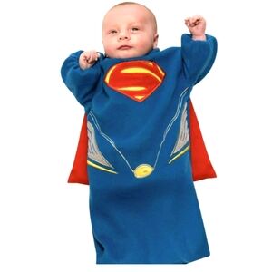 Rubies Costume Co Baby Superman Bunting Costume w/ Cape 0-9 months